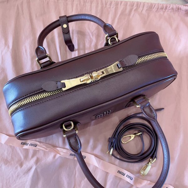MIUMIU Large Arcadie Leather Bag(HIGH-END GRADE) - Image 6