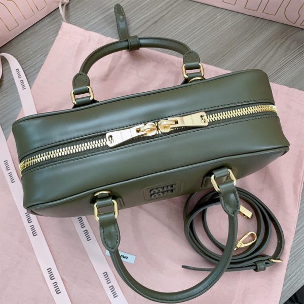 MIUMIU Large Arcadie Leather Bag(HIGH-END GRADE) - Image 6