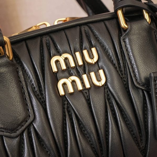 MIUMIU Medium Arcadie matelasse nappa Bag(HIGH-END GRADE) - Image 6
