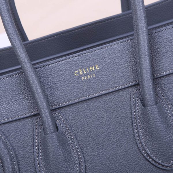 CELINE MICRO LUGGAGE HANDBAG IN CALFSKIN - Image 6