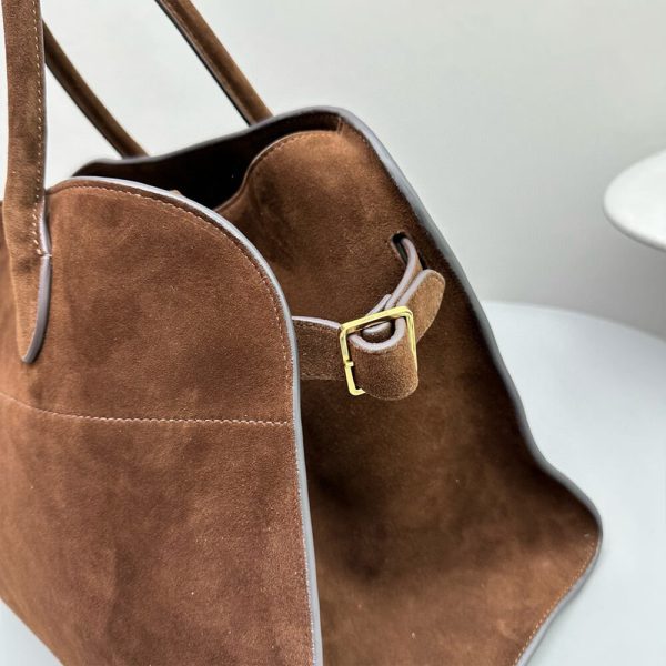 THE ROW  Soft Margaux 15 sued bag(High-end Grade) - Image 6