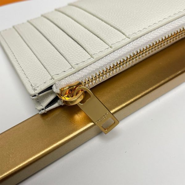 YSL CASSANDRE MATELASSÉ FRAGMENTS ZIPPED CARD CASE(HIGH-END GRADE) - Image 6