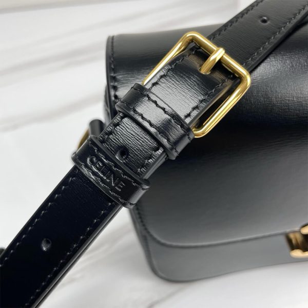 CELINE CLASSIQUE TRIOMPHE BAG IN SHINY CALFSKIN(high-end grade) - Image 6