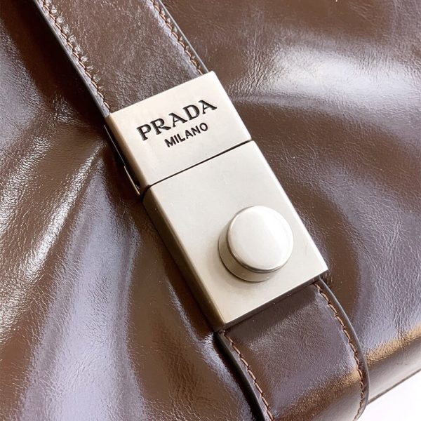 Prada Medium leather tote bag(high-end grade) - Image 6
