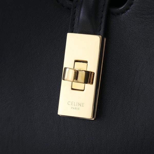 CELINE SMALL CAMILLE 16 SOFT BAG IN SMOOTH CALFSKIN(HIGH-END GRADE) - Image 6