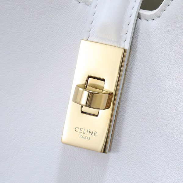 CELINE SMALL CAMILLE 16 SOFT BAG IN SMOOTH CALFSKIN(HIGH-END GRADE) - Image 6