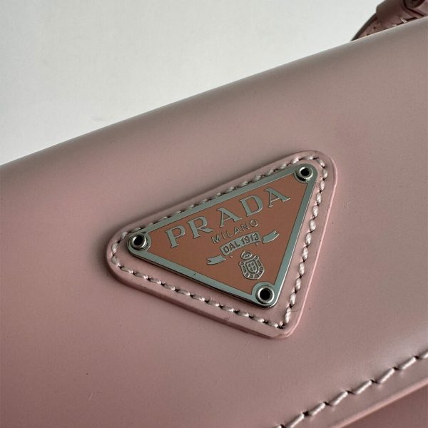 Small Prada Cleo brushed leather shoulder bag with flap - Image 6