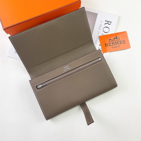 HERMES New H Passant Toutenmain wallet(HIGH-END GRADE) - Image 6