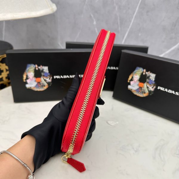 Prada Large Saffiano Leather Wallet - Image 6