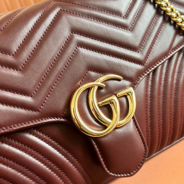 GG Marmont large shoulder bag(high-end grade) - Image 6