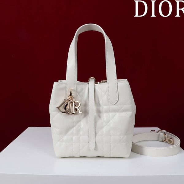 Small Dior Toujours Vertical Tote Bag(high-end grade) - Image 6
