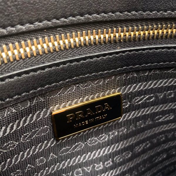 Large Prada Symbole jacquard fabric handbag - Image 7