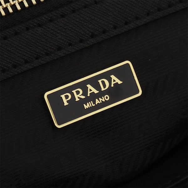 Small Prada Galleria embroidered fabric bag - Image 7