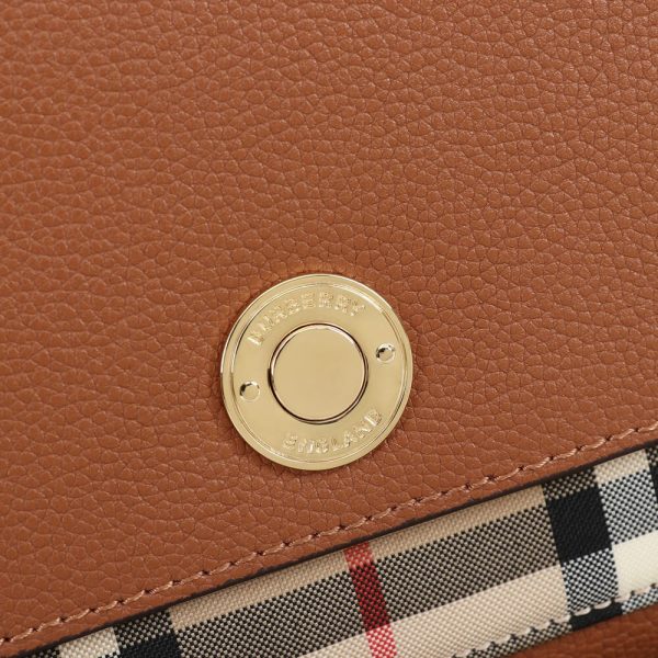 Burberry Vintage Check and Leather Note Crossbody Bag - Image 7