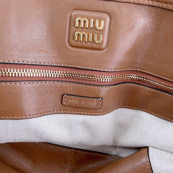 MIUMIU Medium Aventure nappa leather bag(HIGH-END Grade) - Image 7