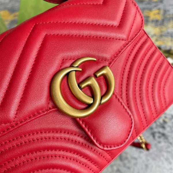 GG Marmont mini top handle bag - Image 7