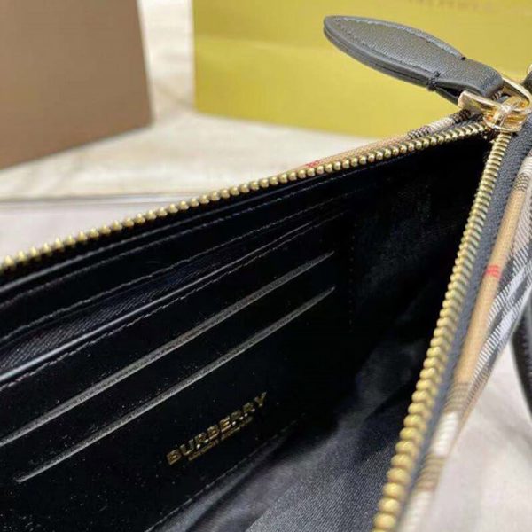 Olympia Pouch checked shoulder bag - Image 7