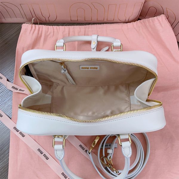 MIUMIU Large Arcadie Leather Bag(HIGH-END GRADE) - Image 7