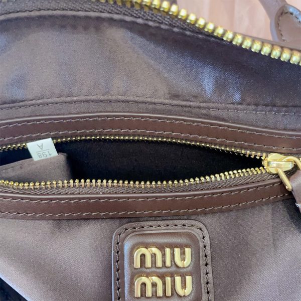 MIUMIU Large Arcadie Leather Bag(HIGH-END GRADE) - Image 7