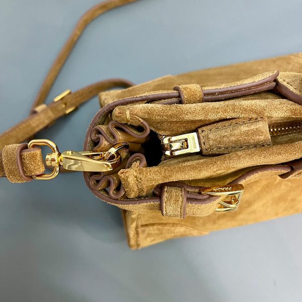 Prada Medium suede handbag(high-end grade) - Image 7