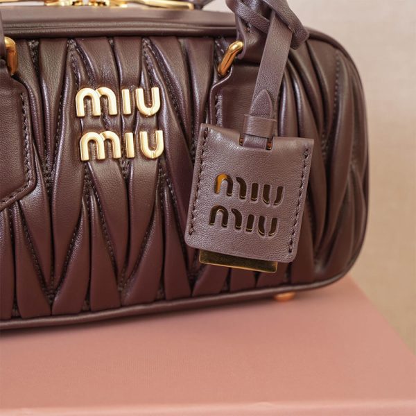 MIUMIU Medium Arcadie matelasse nappa Bag(HIGH-END GRADE) - Image 7
