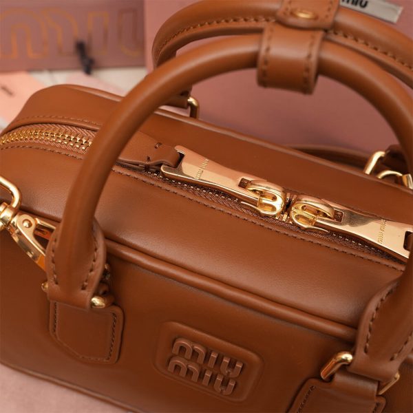 MIUMIU Medium Arcadie Leather Bag(HIGH-END GRADE) - Image 7