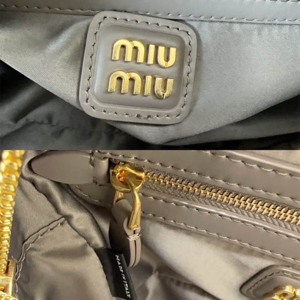 MIUMIU Medium Arcadie Leather Bag(HIGH-END GRADE) - Image 7
