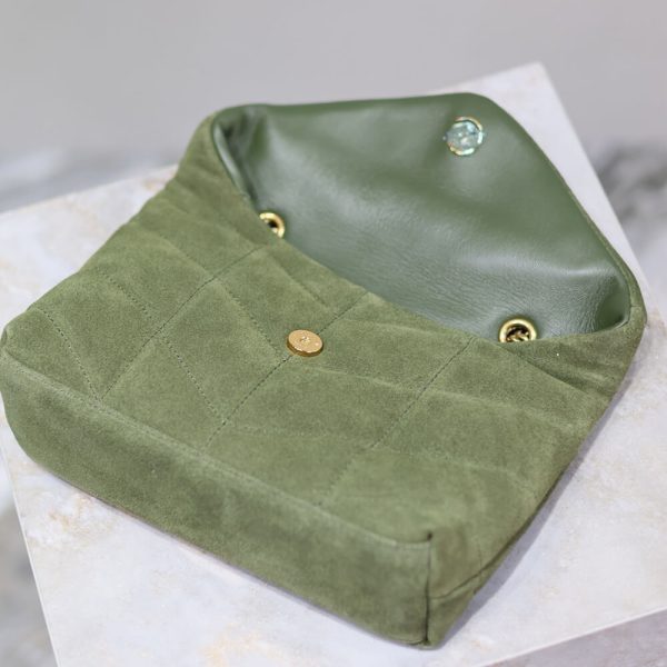YSL Toy Puffer in suede - Image 7