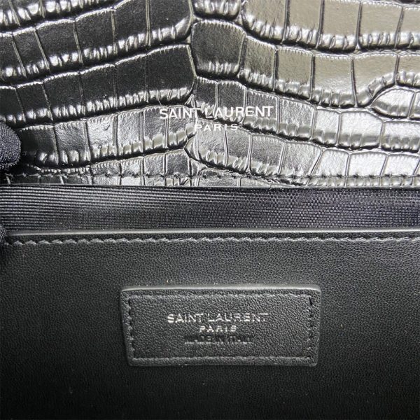 YSL kate medium tassel in crocodile-embossed leather - Image 7