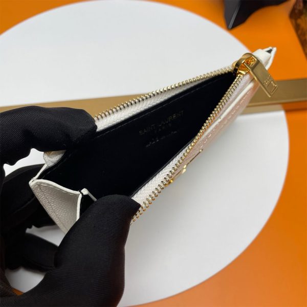 YSL CASSANDRE MATELASSÉ FRAGMENTS ZIPPED CARD CASE(HIGH-END GRADE) - Image 7