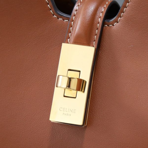 CELINE SMALL CAMILLE 16 SOFT BAG IN SMOOTH CALFSKIN(HIGH-END GRADE) - Image 7