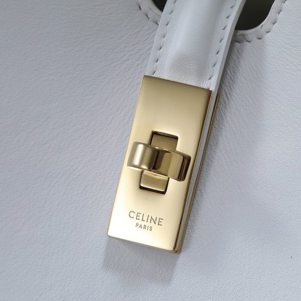 CELINE MEDIUM CAMILLE 16 SOFT BAG IN SMOOTH CALFSKIN(HIGH-END GRADE) - Image 7