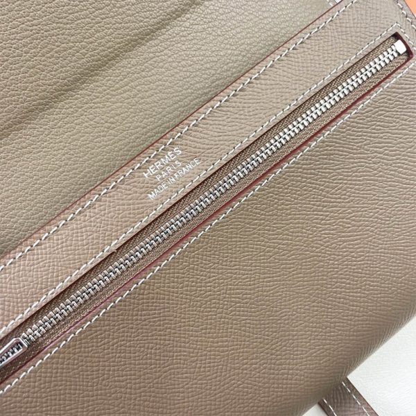 HERMES New H Passant Toutenmain wallet(HIGH-END GRADE) - Image 7