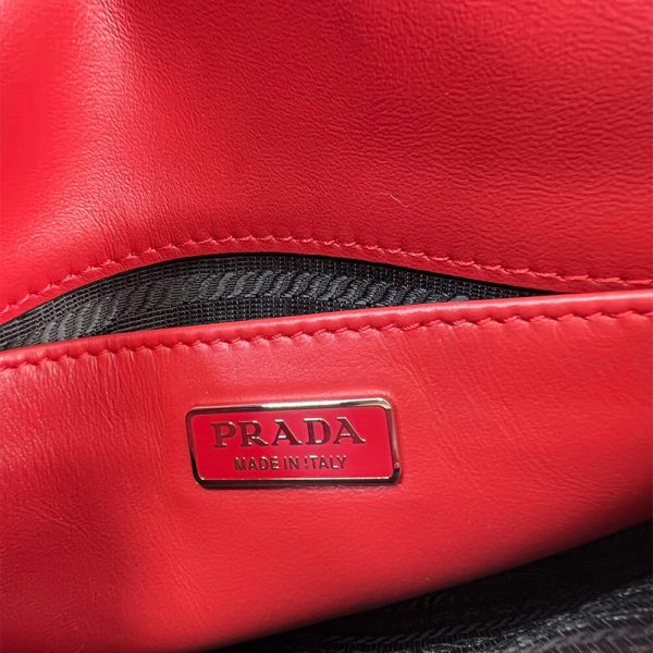 Small Prada Cleo brushed leather shoulder bag with flap - Image 7