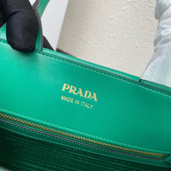 Small leather Prada Symbole bag with topstitching - Image 7