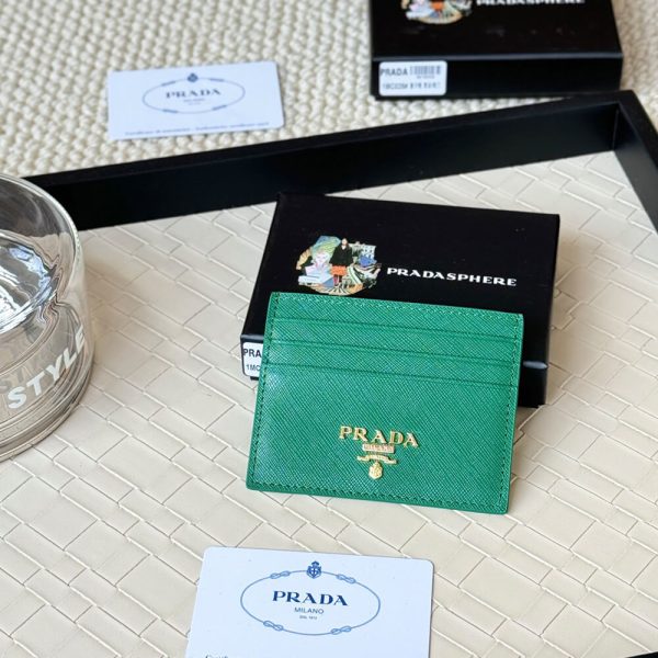 Prada Saffiano Leather Card Holder - Image 7