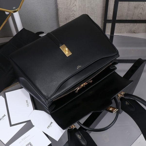 CELINE CLASSIQUE 16 BAG IN SATINATED CALFSKIN - Image 7