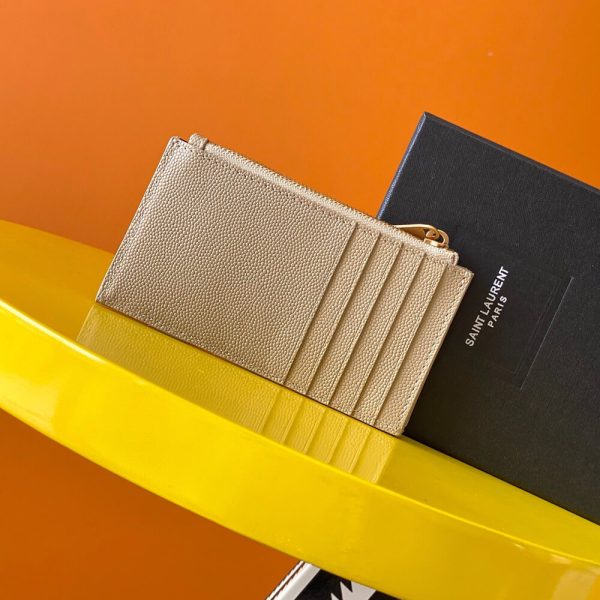 YSL CASSANDRE MATELASSÉ FRAGMENTS ZIPPED CARD CASE(HIGH-END GRADE) - Image 30