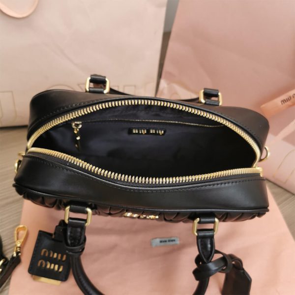 Matelasse nappa leather top-handle bag - Image 8