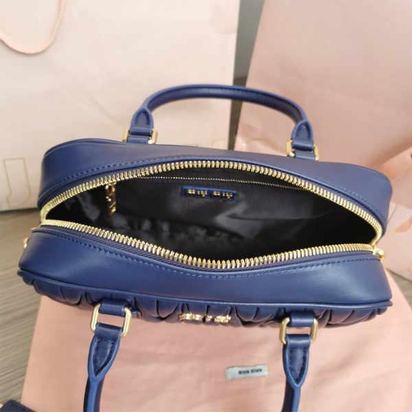 Matelasse nappa leather top-handle bag - Image 8