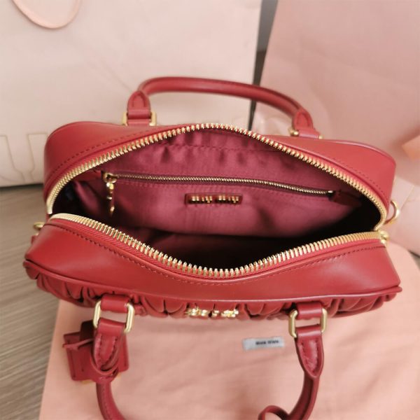 Matelasse nappa leather top-handle bag - Image 8