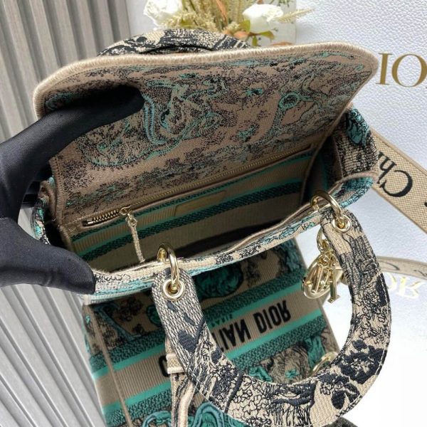 Medium Dioriviera Lady D-Lite Bag - Image 8