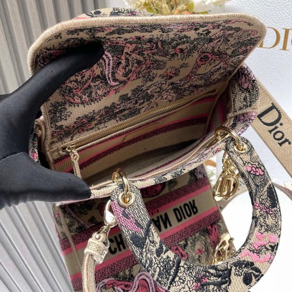 Medium Dioriviera Lady D-Lite Bag - Image 8
