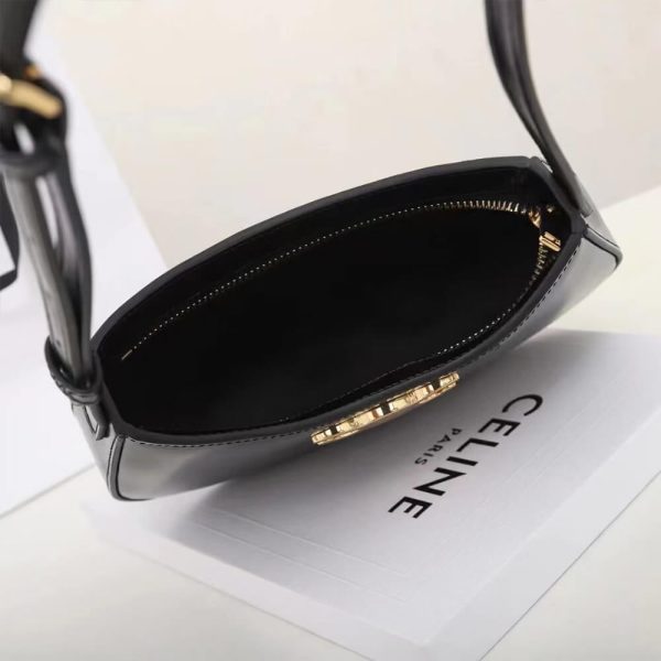 CELINE MEDIUM TILLY BAG in shiny calfskin - Image 8