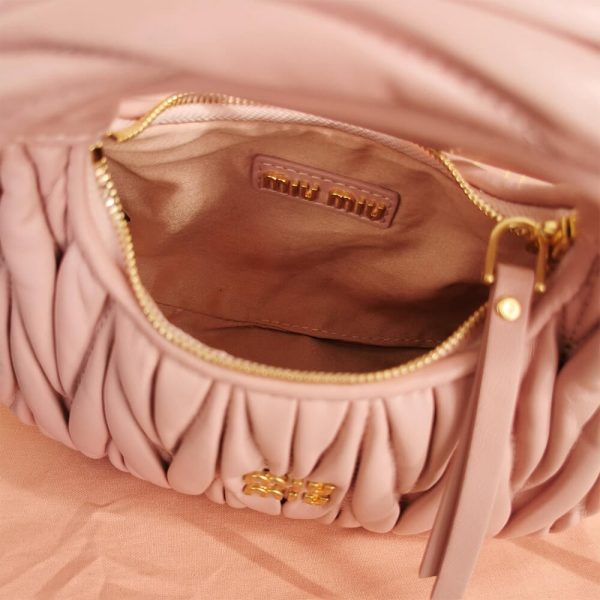 Mini Wander matelasse nappa leather hobo bag(high-end grade) - Image 8