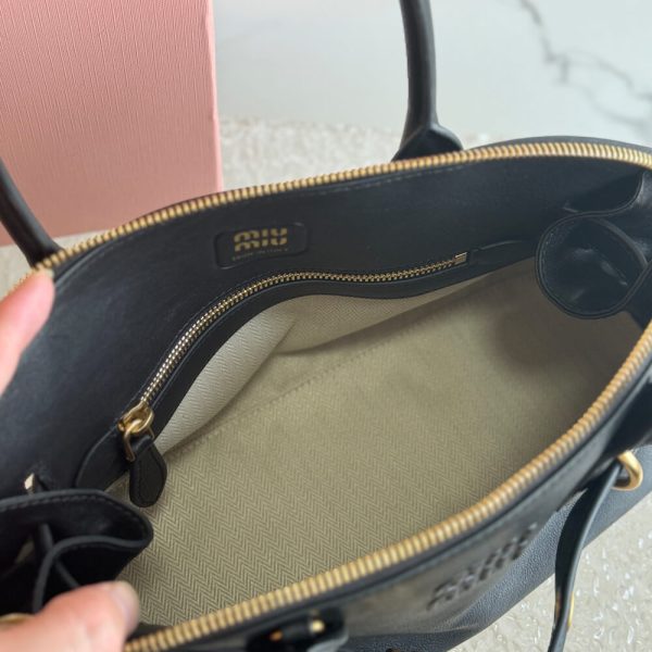 MIUMIU Aventure nappa leather top-handle bag(HIGH-END GRADE) - Image 8