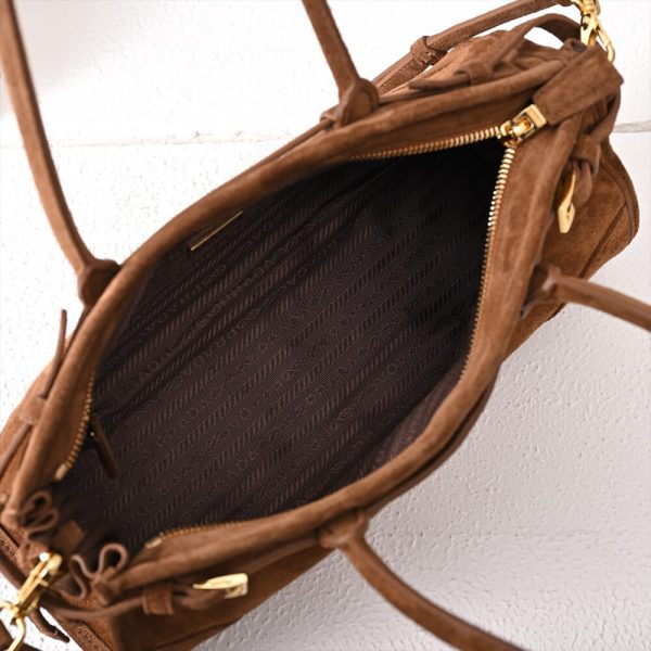 Prada Medium suede handbag(high-end grade) - Image 8