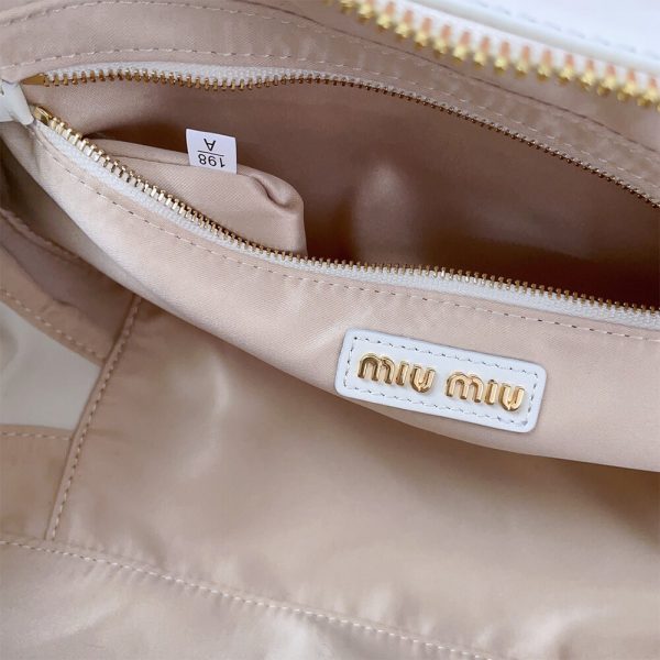 MIUMIU Large Arcadie Leather Bag(HIGH-END GRADE) - Image 8