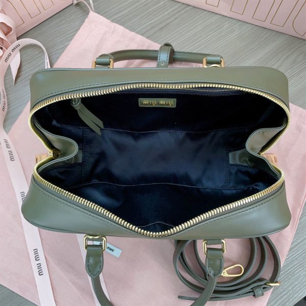 MIUMIU Large Arcadie Leather Bag(HIGH-END GRADE) - Image 8