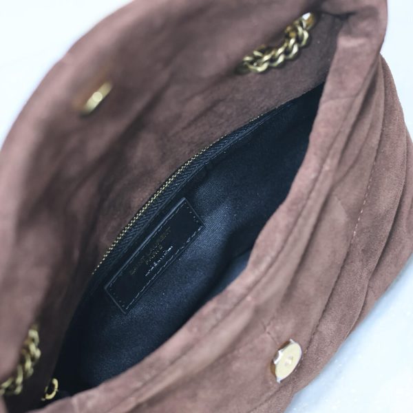 YSL Toy Puffer in suede - Image 8